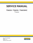 New Holland TS6020, TS6030, TS6030HC Tractors Service Repair Manual PDF Download