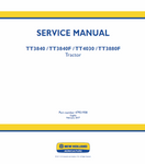 New Holland TT3840, TT3840F, TT4030, TT3880F Tractor Service Repair Manual PDF Download