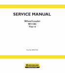 New Holland W110C Tier 4 Wheel Loader Service Repair Manual PDF Download