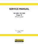 New Holland W130D, W170D Stage 4  Wheel Loader Service Repair Manual PDF Download