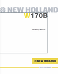 New Holland W170B Wheel Loader Workshop Service  Repair Manual PDF Download