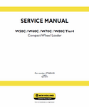 New Holland W50C, W60C, W70C, W80C Tier 4 Compact Wheel Loader Service Repair Manual PDF Download