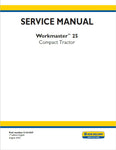 New Holland Workmaster 25 Compact Tractor Service Repair Manual PDF Download