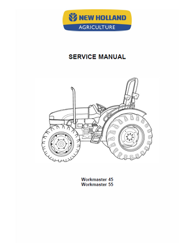 New Holland Workmaster 45, 55 Tractor Service Repair Manual PDF Download