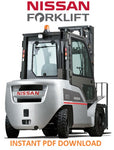 Nissan 1B1 ,1B2 Series Electric Forklift Service Repair Manual PDF Download