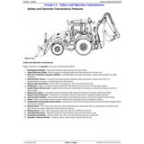 OMT357555X19 OPERATOR'S MANUAL - JOHN DEERE 310SL BACKHOE LOADER (PIN: 1T0310SL-F273920) DOWNLOAD