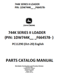 PC11290 PARTS CATALOG MANUAL - JOHN DEERE 744K SERIES II LOADER (PIN: 1DW744K__ _F664578- ) BEST PDF DOWNLOAD