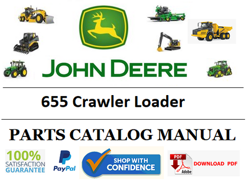 PC1832 PARTS CATALOG MANUAL - JOHN DEERE 655 Crawler Loader BEST PDF