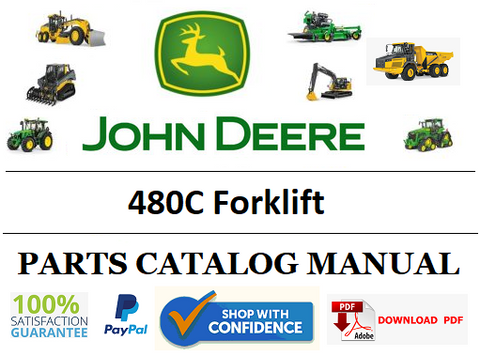 PC1846 PARTS CATALOG MANUAL - JOHN DEERE 480C Forklift Official PDF Download