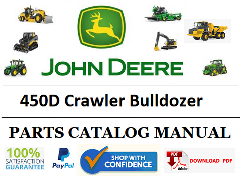 PC1891 PARTS CATALOG MANUAL - JOHN DEERE 450D Crawler Bulldozer BEST PDF