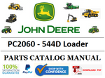 PC2060 PARTS CATALOG MANUAL - JOHN DEERE 544D Loader Official PDF Download