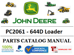 PC2061 PARTS CATALOG MANUAL - JOHN DEERE 644D Loader Official PDF Download