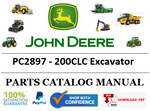 PC2897 PARTS CATALOG MANUAL - JOHN DEERE 200CLC Excavator BEST PDF