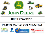 PC9084 PARTS CATALOG MANUAL - JOHN DEERE 80C Excavator Download PDF