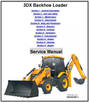 JCB 3DX Backhoe Loader BEST PDF Service Repair Manual