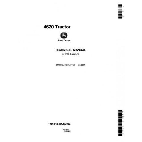 TM1030 SERVICE REPAIR TECHNICAL MANUAL - JOHN DEERE 4620 TRACTORS DOWNLOAD