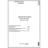 TM10333 DIAGNOSTIC OPERATION AND TESTS SERVICE MANUAL - JOHN DEERE 2954D PROCESSOR DOWNLOAD