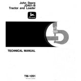 TM1091 SERVICE REPAIR TECHNICAL MANUAL - JOHN DEERE 401B UTILITY CONSTRUCTION TRACTOR DOWNLOAD