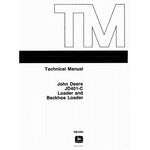 TM1092 SERVICE REPAIR TECHNICAL MANUAL - JOHN DEERE 401-C UTILITY CONSTRUCTION TRACTOR, BACKHOE LOADER DOWNLOAD