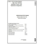 TM118219 DIAGNOSTIC OPERATION AND TESTS SERVICE MANUAL - JOHN DEERE 1720, 1725 SEEDSTAR FRAME 16 ROW PLANTER (SN.745101-) DOWNLOAD