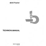 TM1271 SERVICE REPAIR TECHNICAL MANUAL - JOHN DEERE 401D UTILITY CONSTRUCTION TRACTOR / BACKHOE LOADER DOWNLOAD