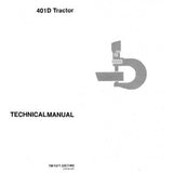 TM1271 SERVICE REPAIR TECHNICAL MANUAL - JOHN DEERE 401D UTILITY CONSTRUCTION TRACTOR / BACKHOE LOADER DOWNLOAD