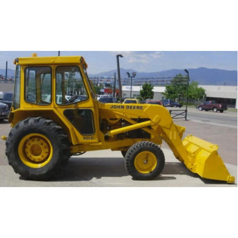 TM1271 SERVICE REPAIR TECHNICAL MANUAL - JOHN DEERE 401D UTILITY CONSTRUCTION TRACTOR / BACKHOE LOADER DOWNLOAD