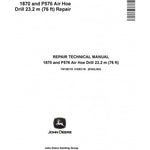 TM128119 SERVICE REPAIR TECHNICAL MANUAL - JOHN DEERE 1870 AND P576 AIR HOE DRILL 23.2 M (76 FT) DOWNLOAD