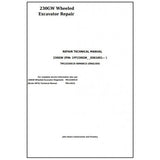 TM13250X19 SERVICE REPAIR TECHNICAL MANUAL - JOHN DEERE 230GW WHEELED EXCAVATOR DOWNLOAD