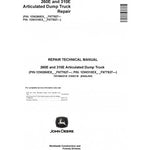 TM13842X19 SERVICE REPAIR TECHNICAL MANUAL - JOHN DEERE 260E, 310E ARTICULATED DUMP TRUCK DOWNLOAD