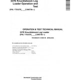 TM13994X19 OPERATION AND TESTS TECHNICAL MANUAL - JOHN DEERE 337E (SN.C306736) KNUCKLEBOOM LOG LOADER DOWNLOAD