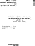 TM14025X19 OPERATION AND TESTS TECHNICAL MANUAL - JOHN DEERE 3154G (SN. F310001-) FORESTRY EXCAVATOR DOWNLOAD