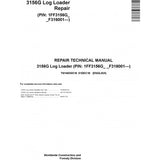 TM14030X19 SERVICE REPAIR TECHNICAL MANUAL - JOHN DEERE 3156G (SN. F316001-) LOG LOADER DOWNLOAD