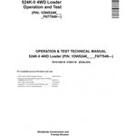 TM14138X19 OPERATION AND TESTS TECHNICAL MANUAL - JOHN DEERE 524K-II 4WD LOADER (SN. F677549-) DOWNLOAD