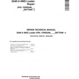 TM14141X19 SERVICE REPAIR TECHNICAL MANUAL - JOHN DEERE 524K-II 4WD LOADER (SN. D677549-) DOWNLOAD