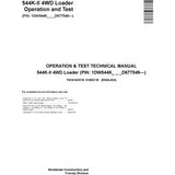 TM14143X19 OPERATION AND TESTS TECHNICAL MANUAL - JOHN DEERE 544K-II (SN. D677549-) 4WD LOADER DOWNLOAD