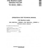 TM14156X19 OPERATION AND TESTS TECHNICAL MANUAL - JOHN DEERE 310L BACKHOE LOADER (SN.C000001-,D000001-) DOWNLOAD