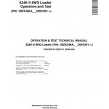 TM14197X19 OPERATION AND TESTS TECHNICAL MANUAL - JOHN DEERE 524K-II 4WD LOADER (SN. D001001-) DOWNLOAD