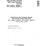 TM14271X19 OPERATION AND TESTS TECHNICAL MANUAL - JOHN DEERE 204L, 304L COMPACT 4WD LOADER (SN.B040073-) DOWNLOAD