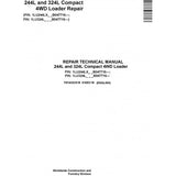 TM14322X19 SERVICE REPAIR TECHNICAL MANUAL - JOHN DEERE 244L AND 324L COMPACT 4WD LOADER DOWNLOAD