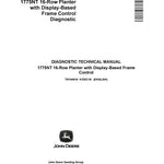 TM144919 DIAGNOSTIC TECHNICAL MANUAL - JOHN DEERE 1775NT 16ROW PLANTER WITH DISPLAY-BASED FRAME CONTROL DOWNLOAD