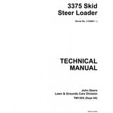 TM1565 SERVICE REPAIR TECHNICAL MANUAL - JOHN DEERE 3375 SKID STEER LOADER (SN FROM 130001) DOWNLOAD