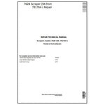 TM1568 SERVICE REPAIR TECHNICAL MANUAL - JOHN DEERE 762B (SN FROM 791764-) SCRAPER DOWNLOAD