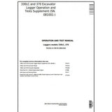 TM1910 SUPPLEMENT OPERATION AND TESTS MANUAL - JOHN DEERE 330LC 370 EXCAVATOR LOGGER (SN.081001-) DOWNLOAD