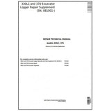 TM1911 SUPPLEMENT REPAIR TECHNICAL MANUAL - JOHN DEERE 330LC AND 370 EXCAVATOR LOGGER (SN.081001-) DOWNLOAD