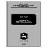 TM2020 SERVICE REPAIR TECHNICAL MANUAL - JOHN DEERE G100, G110 LAWN AND GARDEN TRACTORS (NORTH AMERICA) DOWNLOAD