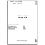 TM2191 DIAGNOSTIC OPERATION AND TESTS SERVICE MANUAL - JOHN DEERE 325, 328 SKID STEER LOADER DOWNLOAD