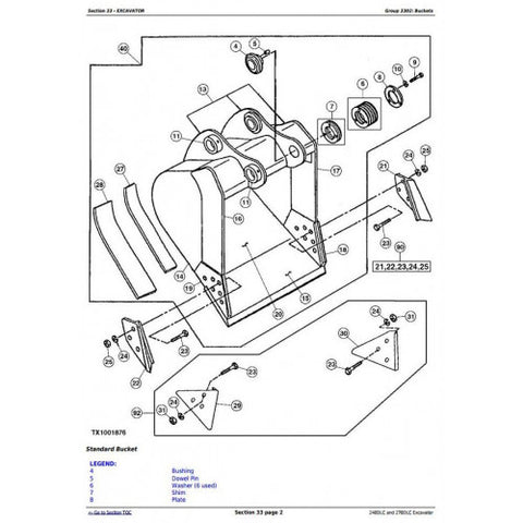 TM2323 SERVICE REPAIR TECHNICAL MANUAL - JOHN DEERE 240DLC AND 270DLC EXCAVATOR DOWNLOAD