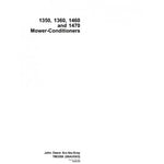 TM3268 SERVICE REPAIR TECHNICAL MANUAL - JOHN DEERE 1350, 1360, 1460, 1470 MOWER-CONDITIONERS DOWNLOAD