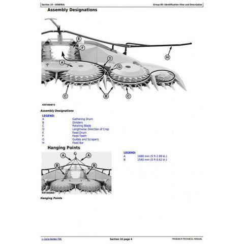 TM404819 DIAGNOSTIC AND REPAIR TECHNICAL MANUAL - JOHN DEERE 475 HAY AND FORAGE ROTARY HARVESTING UNITS DOWNLOAD